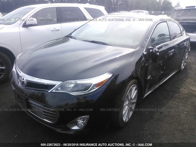 4T1BK1EB7DU077347 - 2013 TOYOTA AVALON PREMIUM/TOURING/LIMITED BLACK photo 2