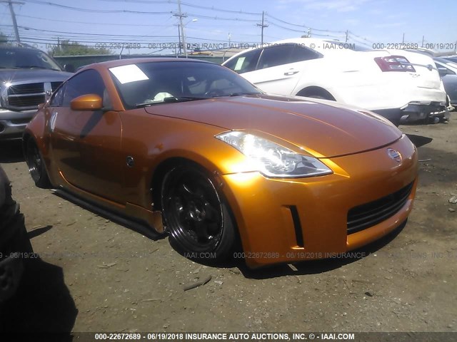 JN1AZ34DX6M304501 - 2006 NISSAN 350Z COUPE ORANGE photo 1