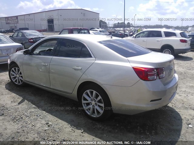 1G11E5SL9EF142922 - 2014 CHEVROLET MALIBU 2LT GOLD photo 3