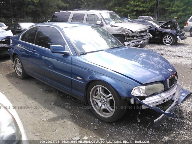 WBABN53412JU28367 - 2002 BMW 330 CI BLUE photo 1
