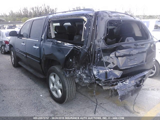 1GNFC16068R195003 - 2008 CHEVROLET SUBURBAN C1500  LS BLACK photo 3