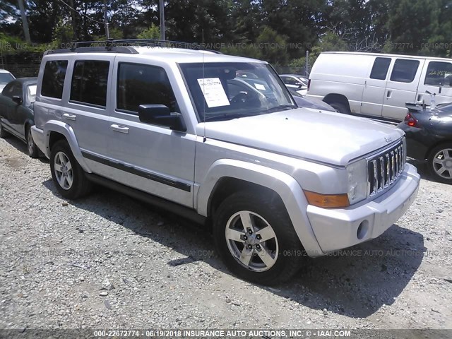 1J8HH48K18C246874 - 2008 JEEP COMMANDER SPORT SILVER photo 1