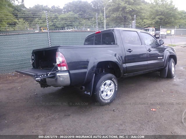 3TMLU4EN9AM039097 - 2010 TOYOTA TACOMA DOUBLE CAB შავი ფოტო 4