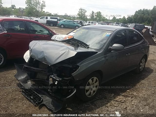 KMHDU46D78U563005 - 2008 HYUNDAI ELANTRA GLS/SE/LIMITED GRAY photo 2