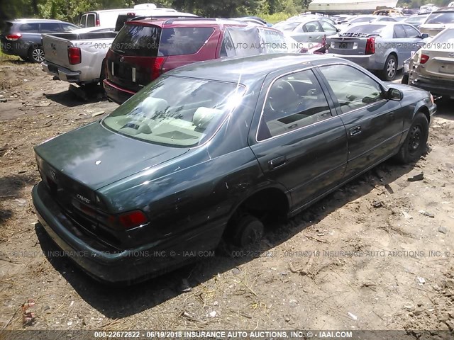 4T1BG22K4VU821287 - 1997 TOYOTA CAMRY CE/LE/XLE 绿色 照片 4