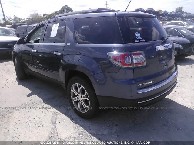 1GKKVRKD2DJ215169 - 2013 GMC ACADIA SLT-1 Синій фото 3
