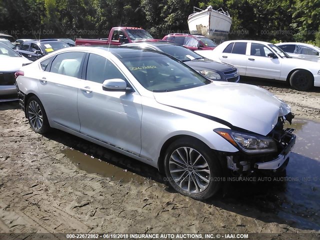 KMHGN4JE1FU069746 - 2015 HYUNDAI GENESIS 3.8L SILVER photo 1