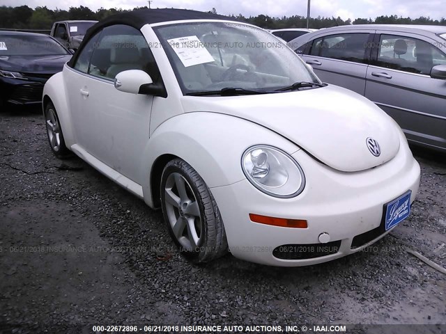 3VWFF31Y07M412003 - 2007 VOLKSWAGEN NEW BEETLE TRIPLE WHITE WHITE photo 1