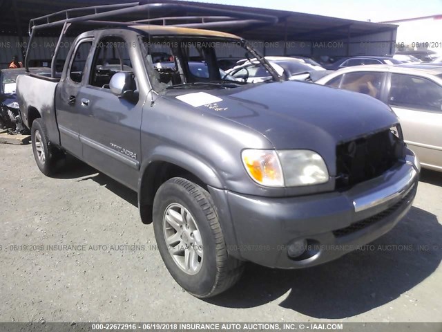 5TBBT44126S480227 - 2006 TOYOTA TUNDRA ACCESS CAB SR5 GRAY photo 1