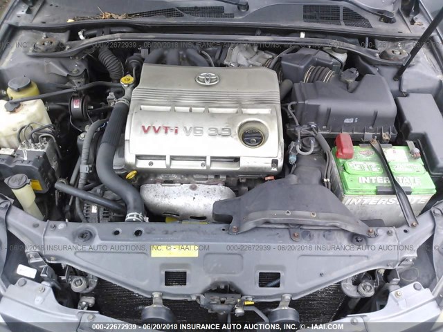 4T1CA30P77U134916 - 2007 TOYOTA CAMRY SOLARA SE/SLE ნაცრისფერი ფოტო 10