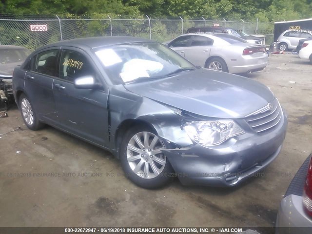 1C3CC5FB7AN208816 - 2010 CHRYSLER SEBRING LIMITED SILVER photo 1