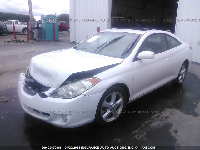 4T1CA30P44U015085 - 2004 TOYOTA CAMRY SOLARA SE/SLE თეთრი ფოტო 2