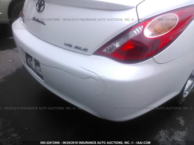 4T1CA30P44U015085 - 2004 TOYOTA CAMRY SOLARA SE/SLE თეთრი ფოტო 6