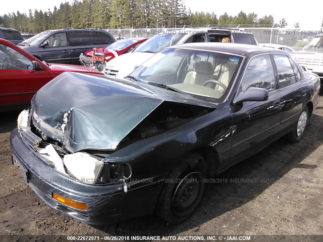 JT2SK11E5S0329792 - 1995 TOYOTA CAMRY DX GREEN photo 2