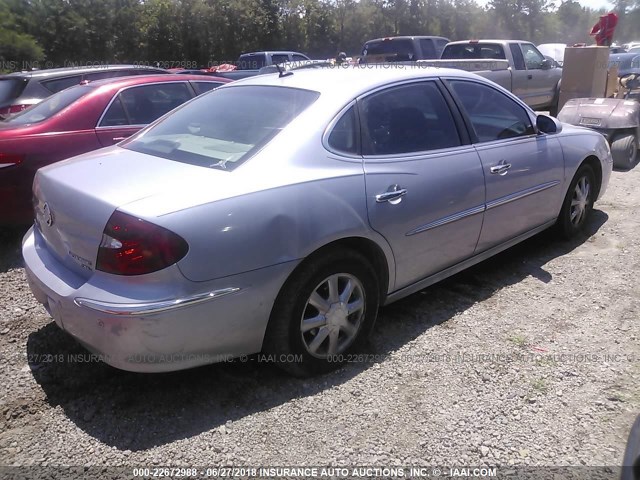 2G4WD582061213864 - 2006 BUICK LACROSSE CXL SILVER photo 4