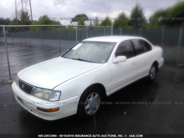 4T1GB11E8SU065730 - 1995 TOYOTA AVALON XLS WHITE photo 2