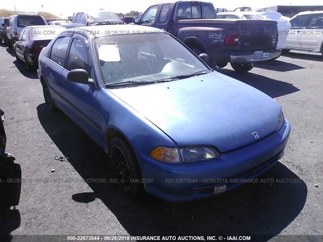 JHMEG8543RS005673 - 1994 HONDA CIVIC DX/LX BLUE photo 1