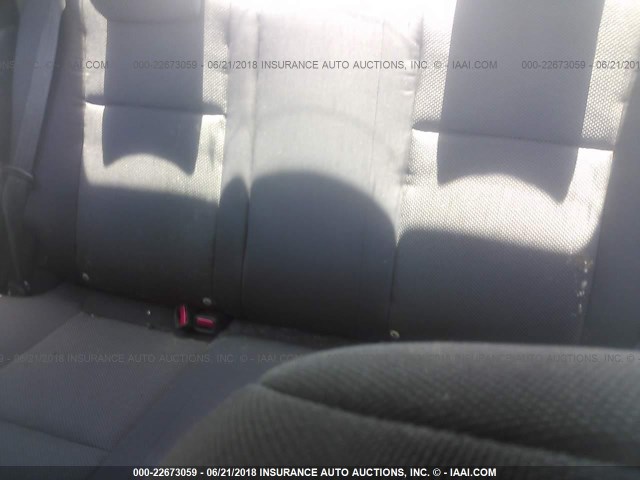 KL1TD56607B065608 - 2007 CHEVROLET AVEO LS SILVER photo 8