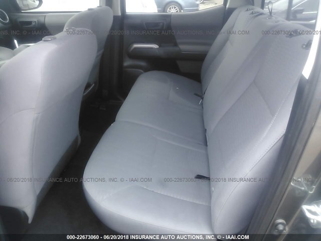 5TFCZ5AN3HX081248 - 2017 TOYOTA TACOMA DBL CAB/SR/TRDSPT/OR/PRO ნაცრისფერი ფოტო 8