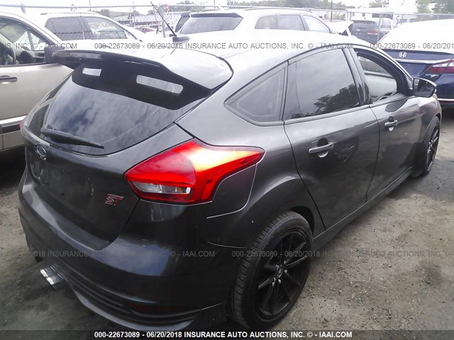 1FADP3L94FL277675 - 2015 FORD FOCUS ST GRAY photo 4