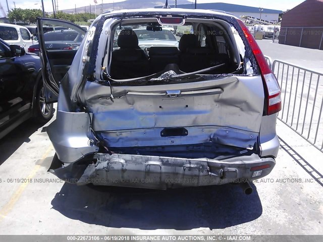 JHLRE38797C000554 - 2007 HONDA CR-V EXL SILVER photo 6