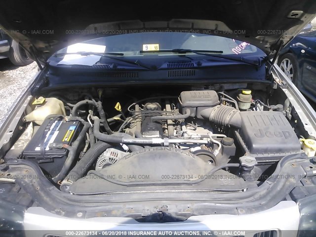 1J4GW48S14C170344 - 2004 JEEP GRAND CHEROKEE LAREDO/COLUMBIA/FREEDOM 棕色 照片 10