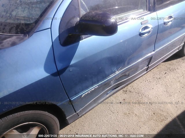 2FMZA57431BB82945 - 2001 FORD WINDSTAR SE SPORT BLUE photo 6