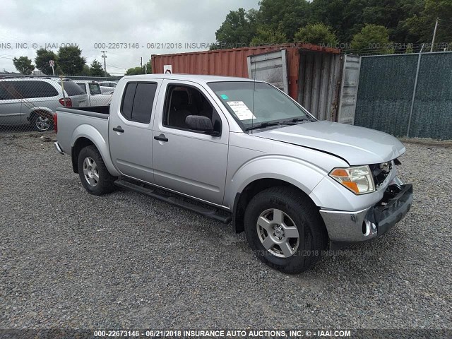 1N6AD07W68C439021 - 2008 NISSAN FRONTIER CREW CAB LE/SE/OFF ROAD SILVER photo 1