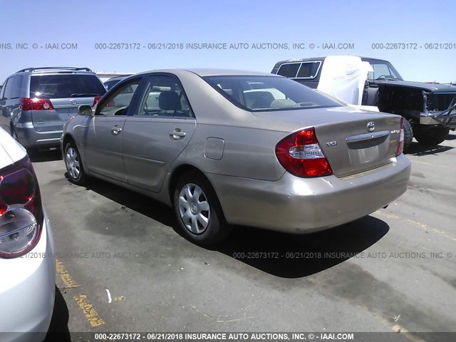 4T1BE32KX4U844843 - 2004 TOYOTA CAMRY LE/XLE/SE 金色 照片 3