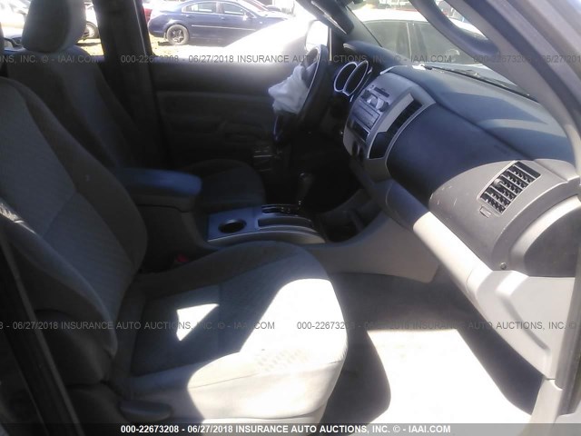 3TMLU42N69M024525 - 2009 TOYOTA TACOMA DOUBLE CAB ყავისფერი ფოტო 5