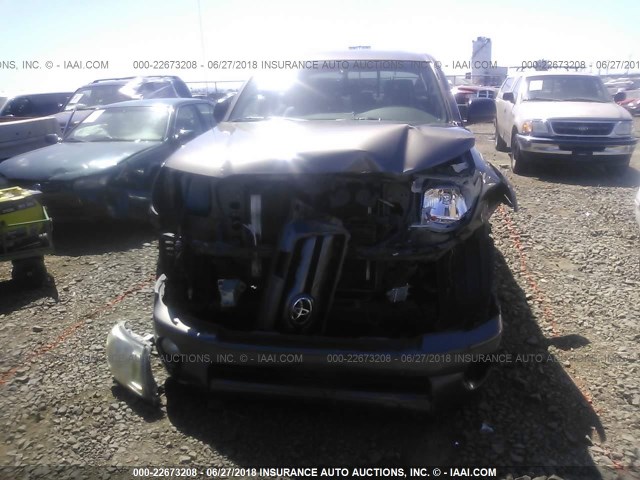 3TMLU42N69M024525 - 2009 TOYOTA TACOMA DOUBLE CAB ყავისფერი ფოტო 6