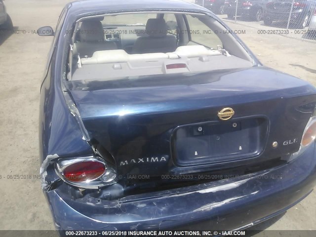 JN1DA31A73T407374 - 2003 NISSAN MAXIMA GLE/SE BLUE photo 6