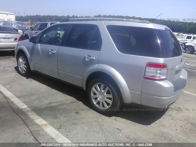 1FMDK03W59GA05450 - 2009 FORD TAURUS X LIMITED SILVER photo 3