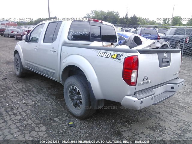 1N6AD0EV8FN715050 - 2015 NISSAN FRONTIER S/SV/SL/PRO-4X GRAY photo 3