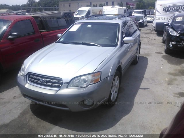 4S4BP62C067300423 - 2006 SUBARU LEGACY OUTBACK 2.5I LIMITED SILVER photo 2