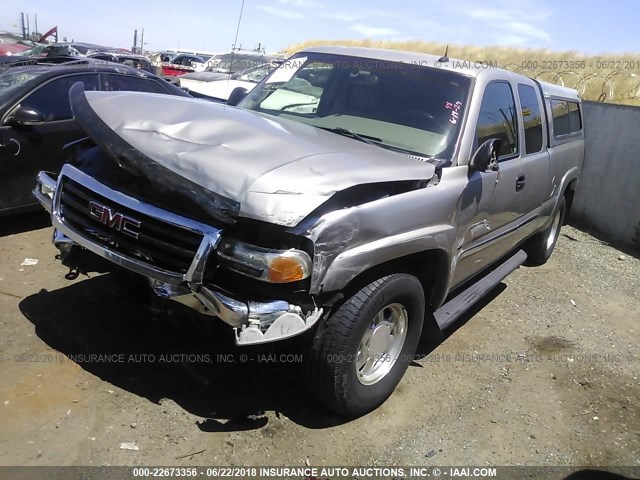 2GTEK19T131127397 - 2003 GMC NEW SIERRA K1500 TAN photo 2