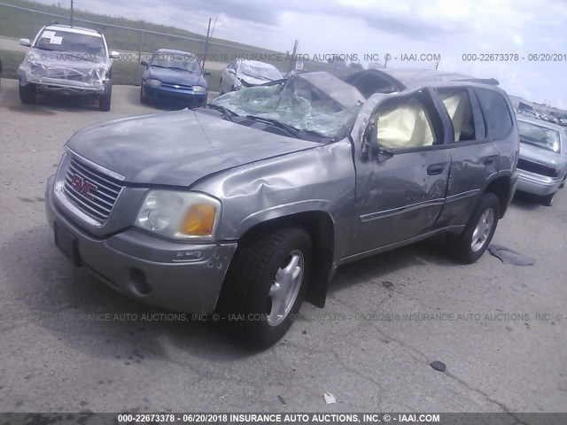 1GKDT13S382136719 - 2008 GMC ENVOY GRAY photo 2