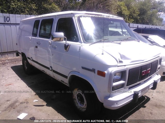 1GTGG35K0SF530992 - 1995 GMC VANDURA G3500 WHITE photo 1