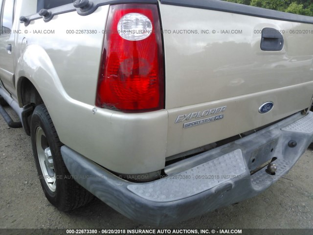 1FMZU67K44UA00759 - 2004 FORD EXPLORER SPORT TR  TAN photo 6