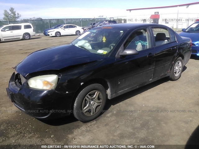 1G1ZS51F46F286502 - 2006 CHEVROLET MALIBU LS 黑色 照片 2
