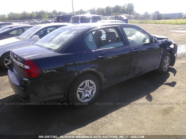 1G1ZS51F46F286502 - 2006 CHEVROLET MALIBU LS 黑色 照片 4