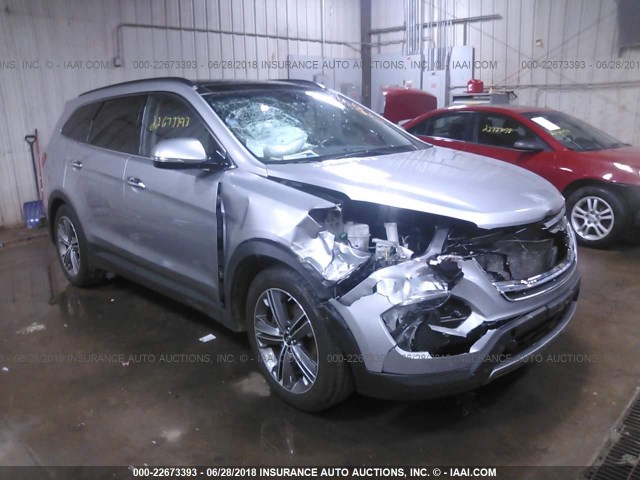 KM8SRDHF8DU008128 - 2013 HYUNDAI SANTA FE LIMITED SILVER photo 1