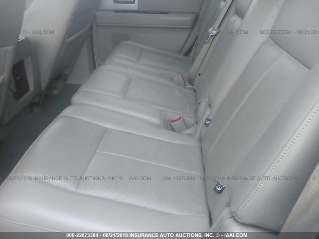 1FMFU19558LA66312 - 2008 FORD EXPEDITION LIMITED WHITE photo 8