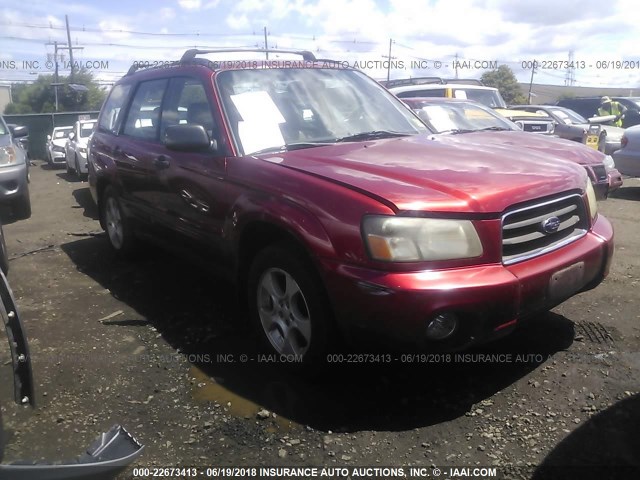 JF1SG65653H770792 - 2003 SUBARU FORESTER 2.5XS Rouge photo 1