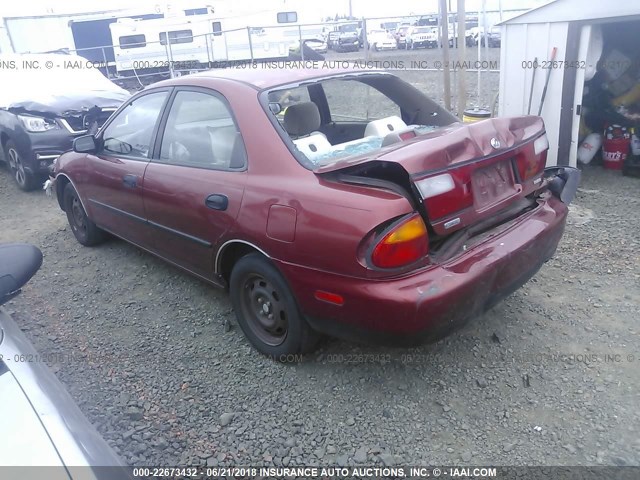 JM1BC1415V0156051 - 1997 MAZDA PROTEGE DX/LX/ES RED photo 3