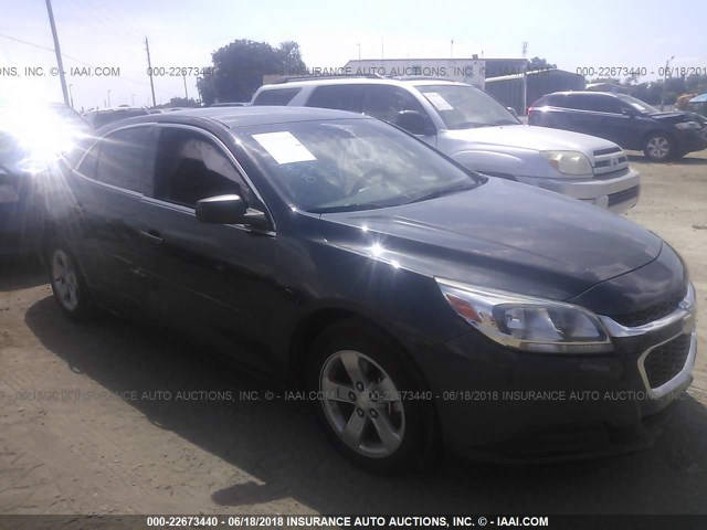 1G11B5SL7FF179154 - 2015 CHEVROLET MALIBU LS GRAY photo 1