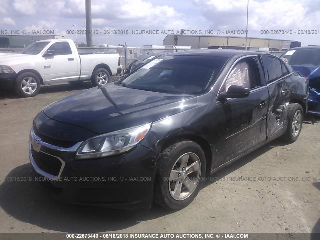 1G11B5SL7FF179154 - 2015 CHEVROLET MALIBU LS GRAY photo 2