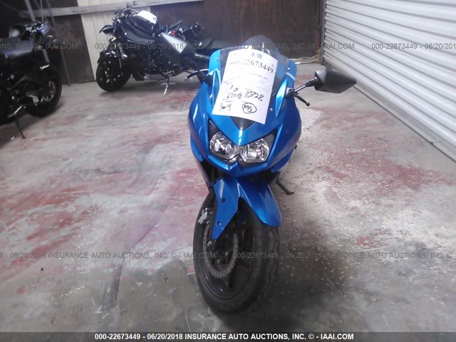 JKAEXMJ148DA12265 - 2008 KAWASAKI EX250 J BLUE photo 5