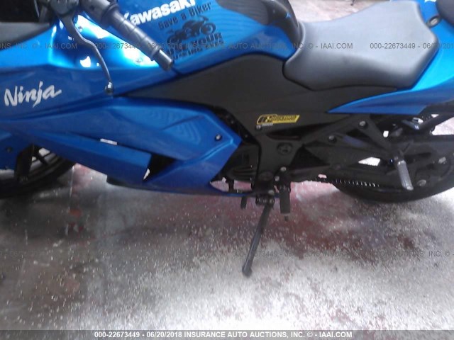 JKAEXMJ148DA12265 - 2008 KAWASAKI EX250 J BLUE photo 9