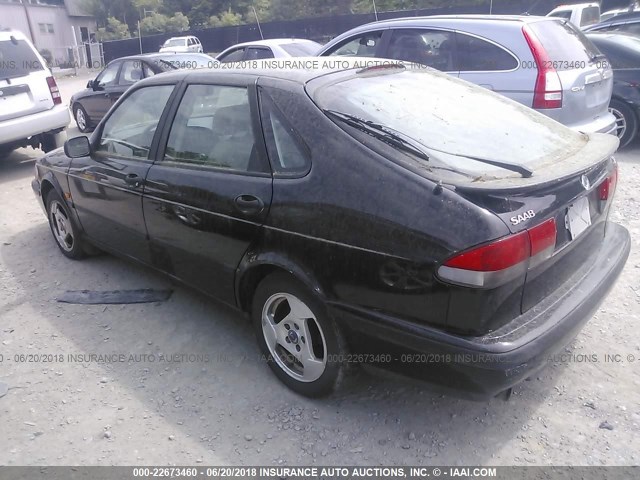 YS3DD55N4X2000145 - 1999 SAAB 9-3 S BLACK photo 3